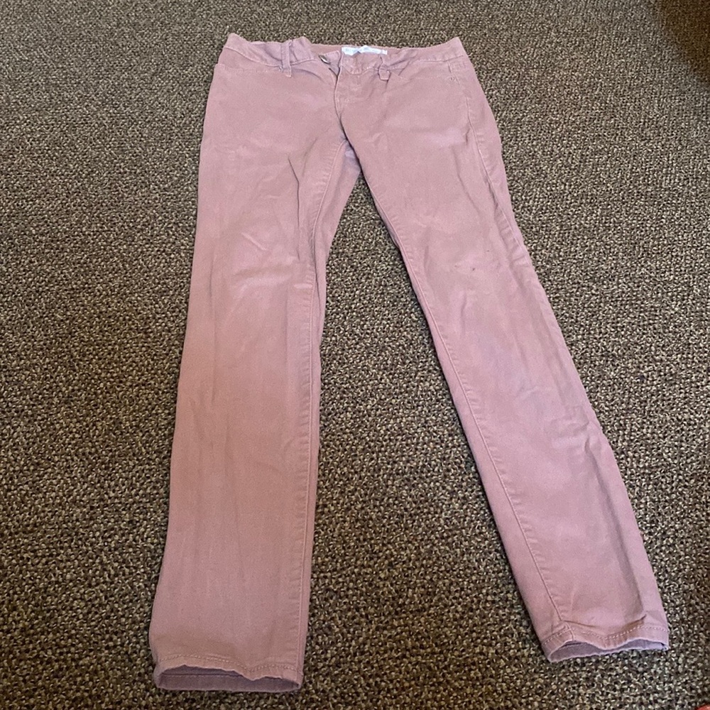 jeans for teenage and the size is 3 and 98% Cotton/Algodon 2%Spandex color Blush